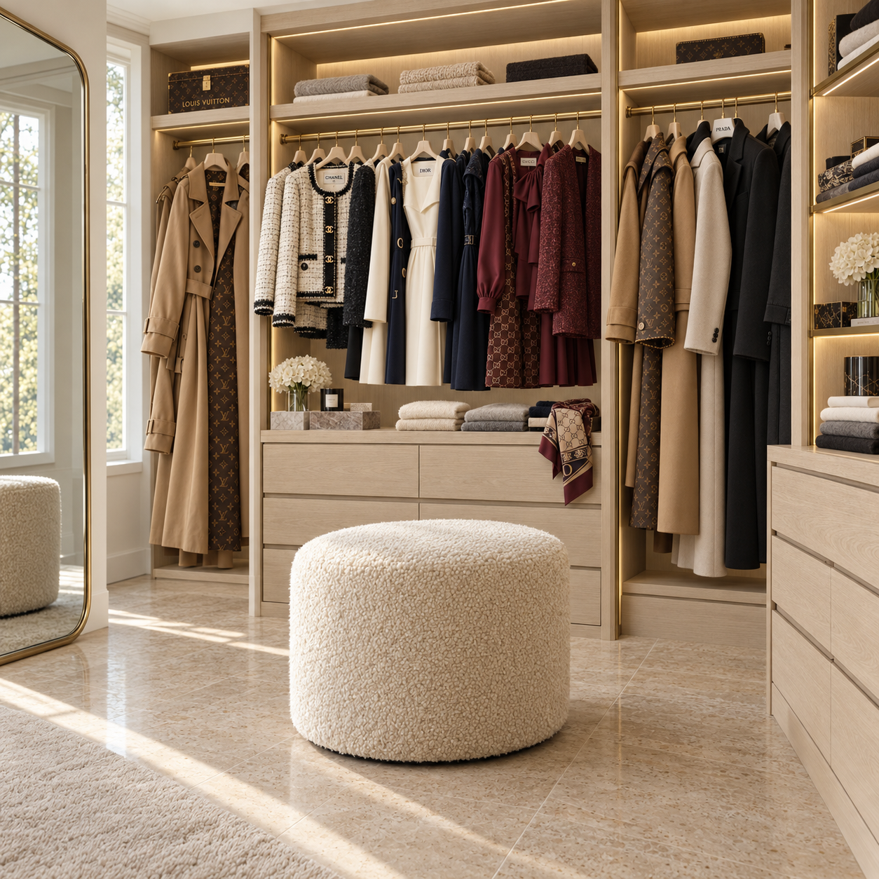 Luxury boutique interior
